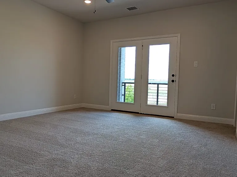 Huge Master Bedroom with Sit Out Patio