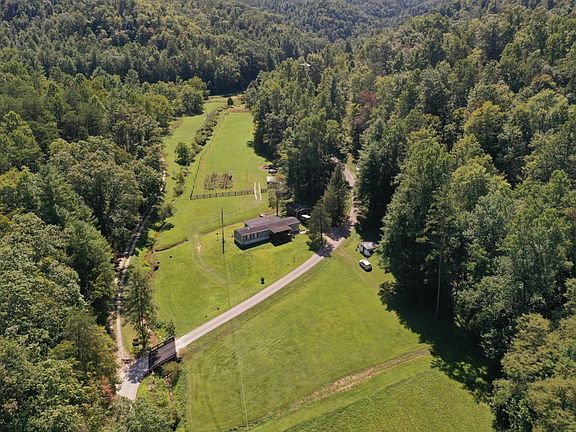 Aerial drone view from the north boundary