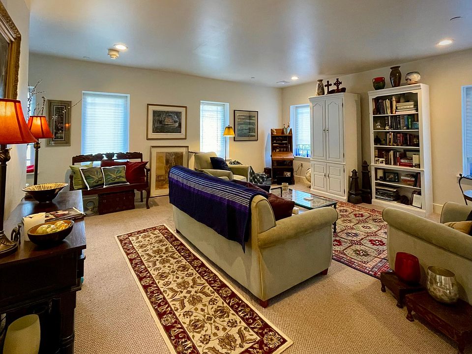 Open living room on the first level of apartment, 2nd floor of the building