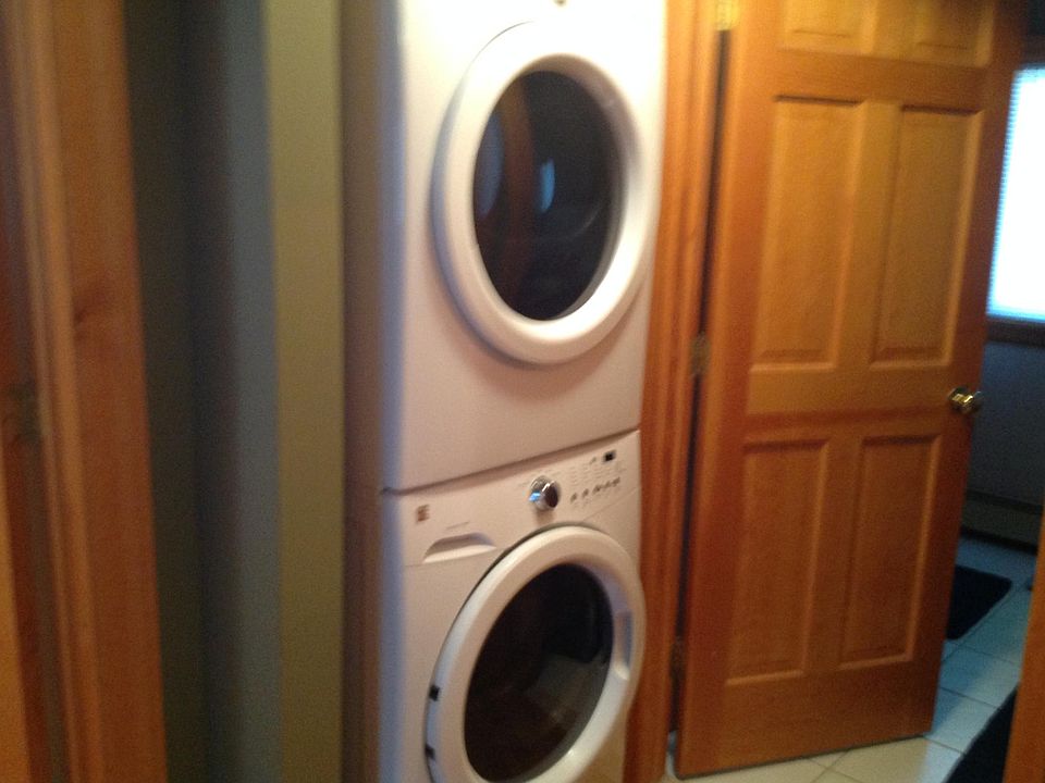 Washer and dryer in unit