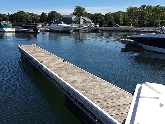 Lot includes 35ft dock & box