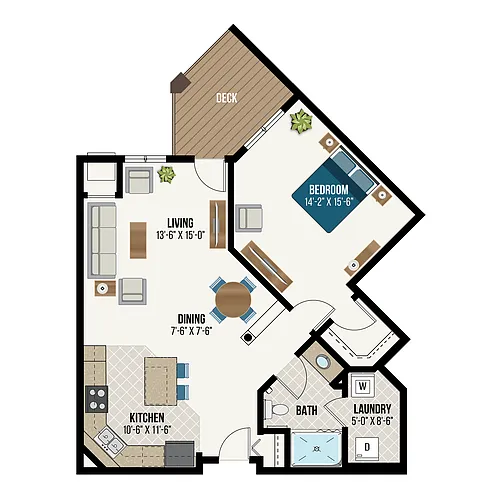 Floor plan The Cornell