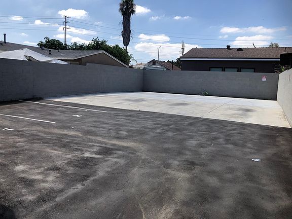 Parking in the back of the building.