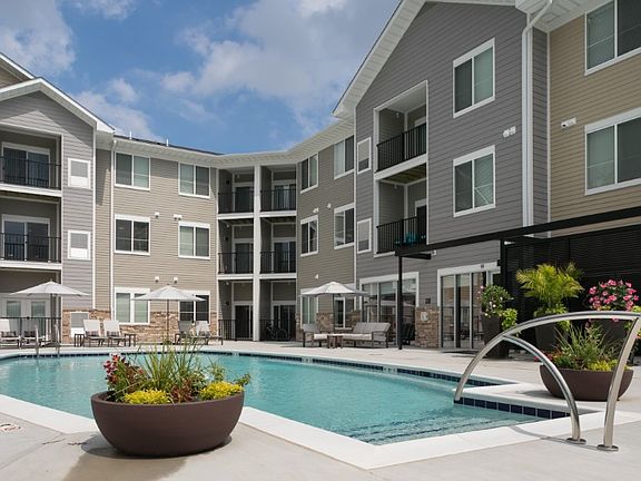 Courtyard-facing balconies