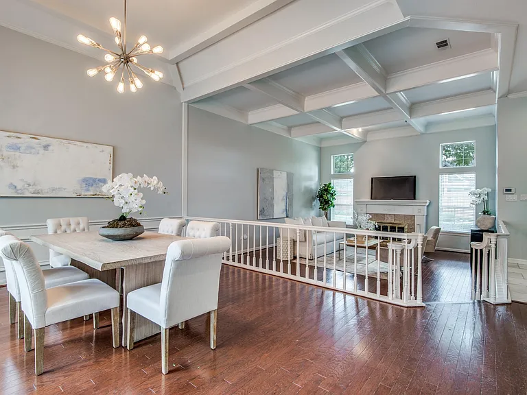 Open dining and main living area.