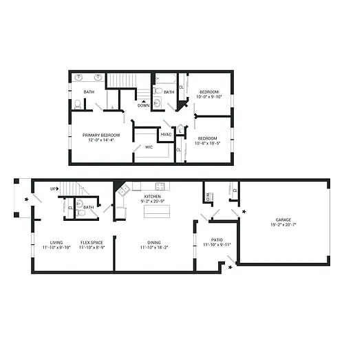 Floor plan Wedgewood Townhome
