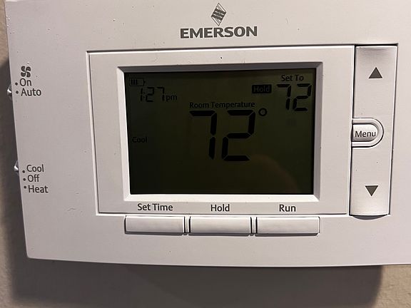 Programmable thermostat.