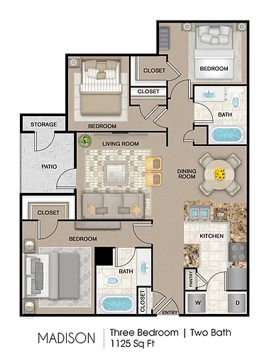 Floor plan Madison