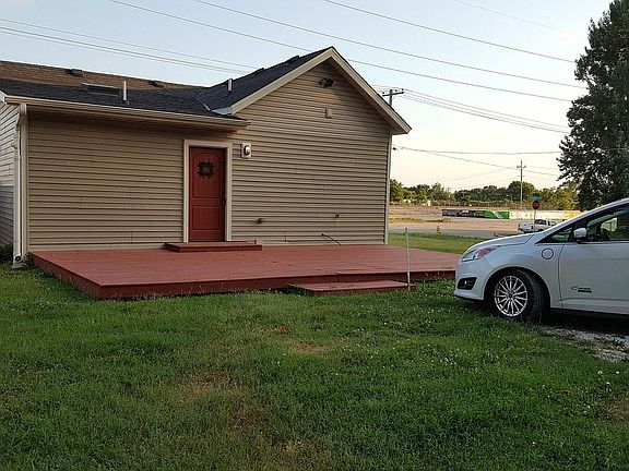 Back of house and deck