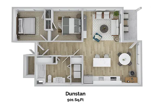 Floor plan Dunstan
