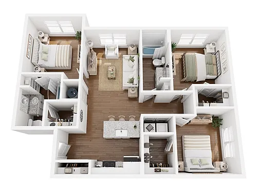 Floor plan C1-HC