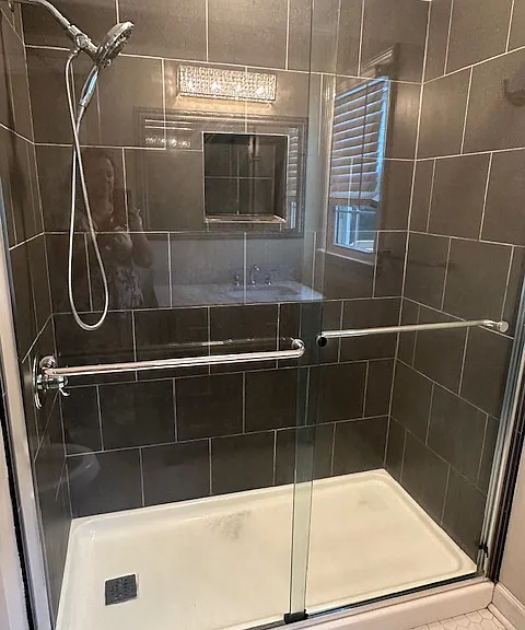 Master shower
