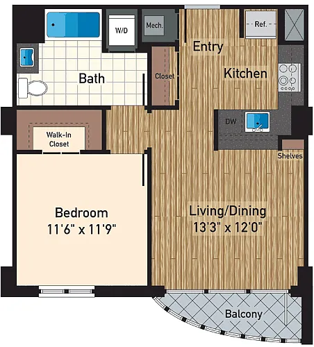 Floor plan 407