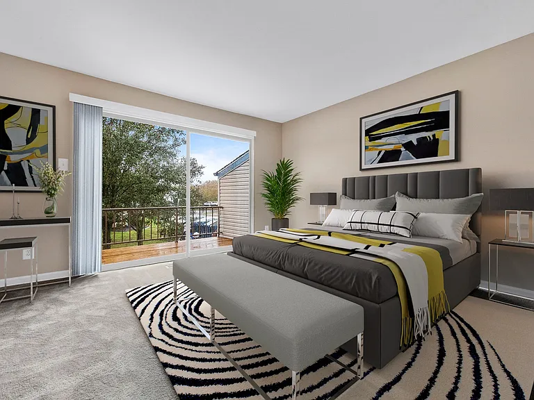 Sun soaked bedrooms