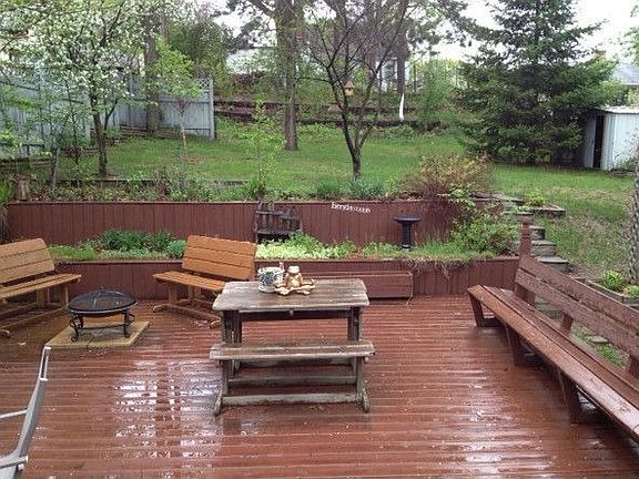 backyard and deck