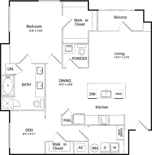 Floor plan A8