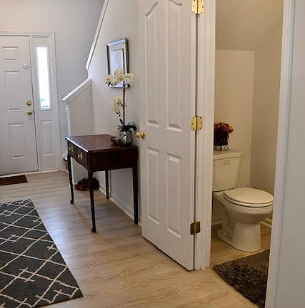 Hallway and Powder Room