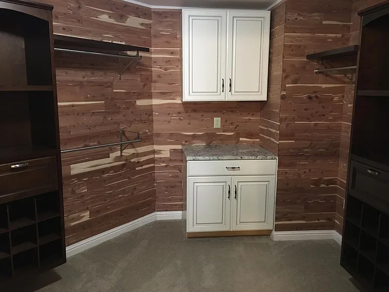 Cedar lined Gigantic master closet
