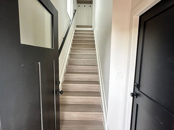 Entryway with immediate private entry to a one-car garage space