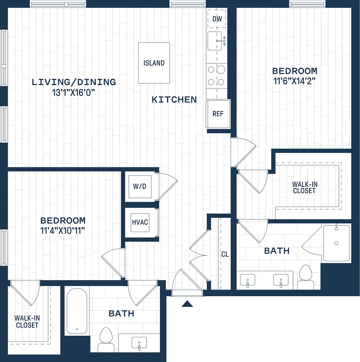 Floor plan B7
