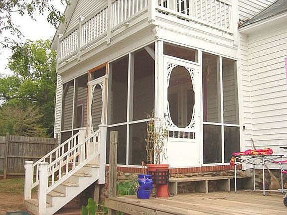 new screened porch & balcony