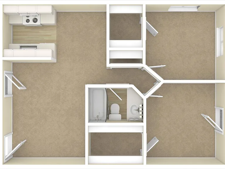 Snowbasin floorplan 754 sq ft