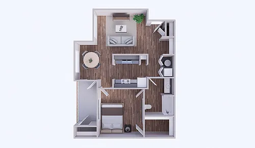 Floor plan 1X1