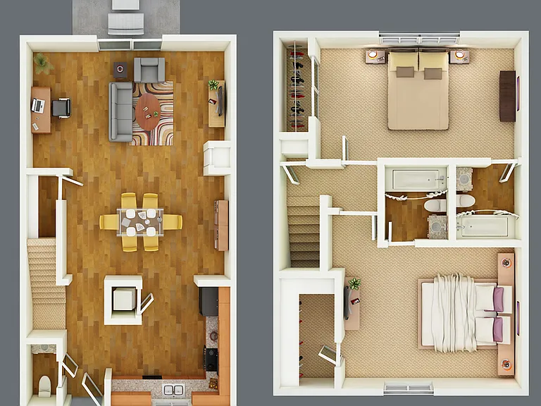 2 Bedroom Townhome