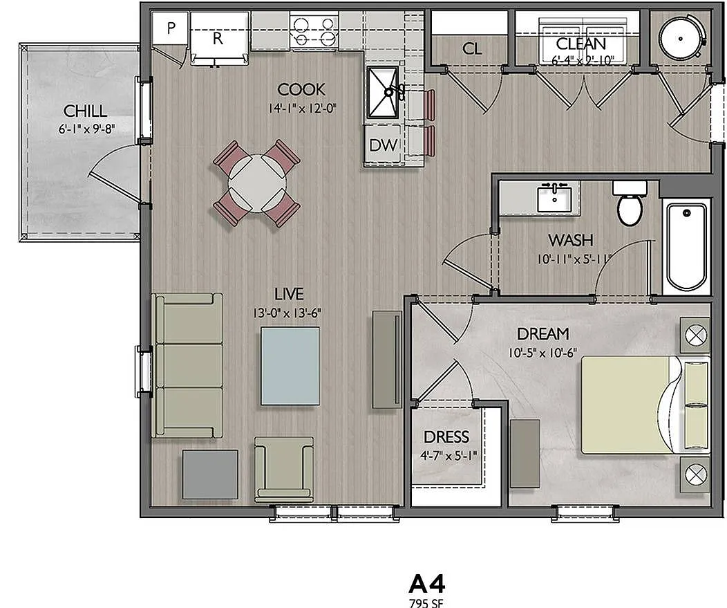 Floor plan A4