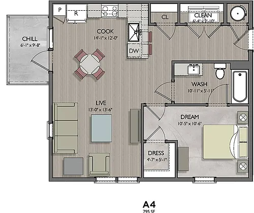 Floor plan A4