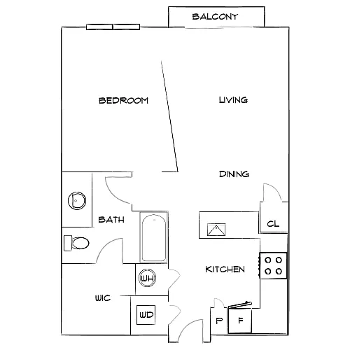 Floor plan Design 1B