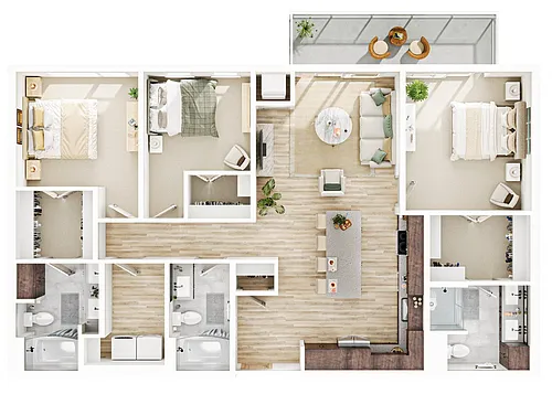 Floor plan D1