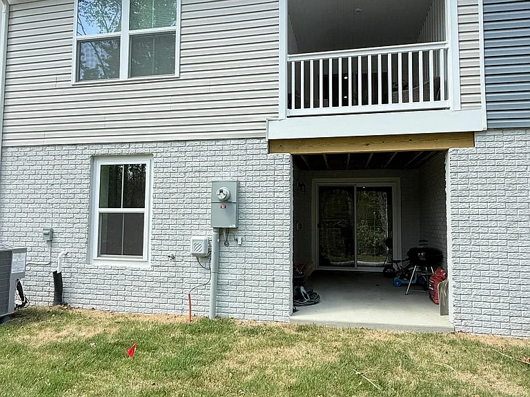 Back view of the house.
