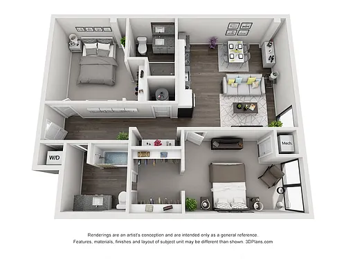 Floor plan The Artisan