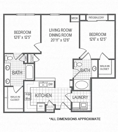 Floor plan B2 Floorplan