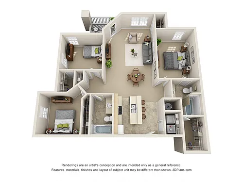 Floor plan The Santiago