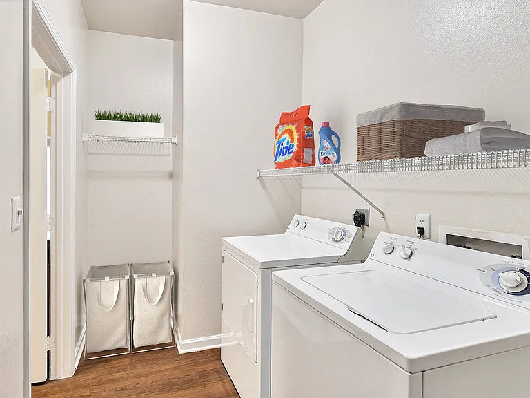 Full-sized energy efficient washer and dryer in every apartment home