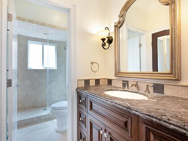 Downstairs Bath room with shower.