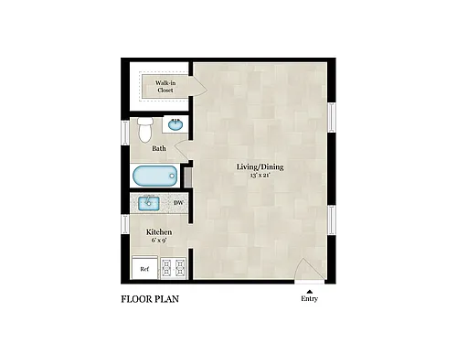 Floor plan Studio