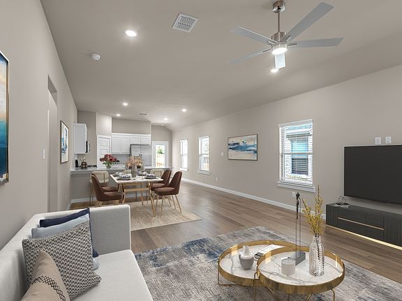 Open floor plan! Photo virtually staged.
