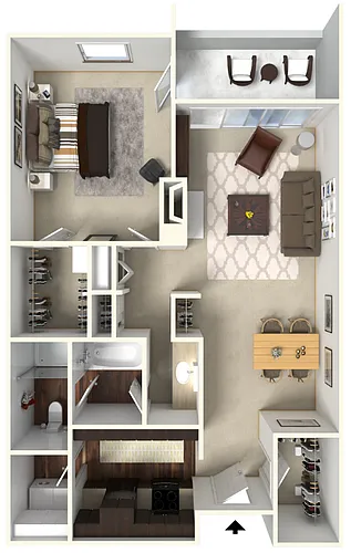 Floor plan Manitou