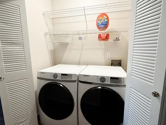 washer and dryer