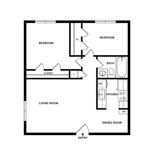 Floor plan B1 Upgrade