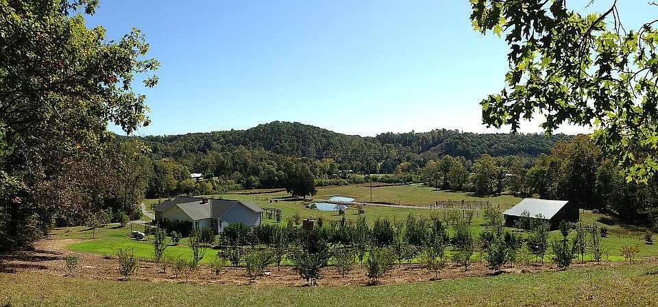Hillside View of the Valley