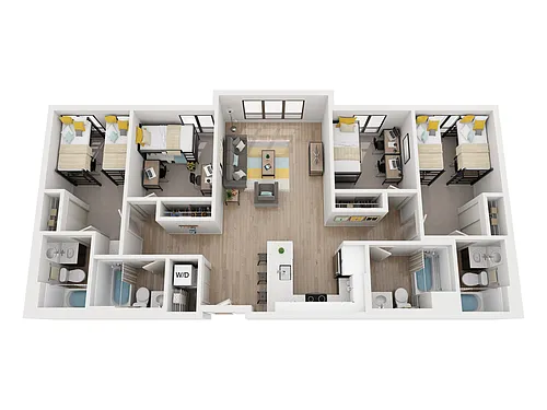 Floor plan D4