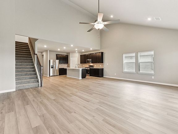 The high ceilings in this floorplan make the home feel extra spacious.