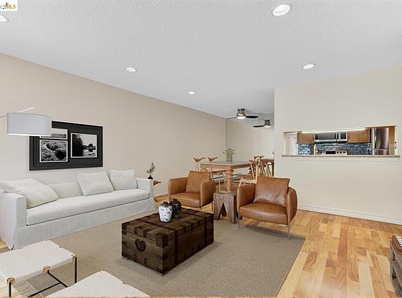 Lovely hard wood flores through out the unit.