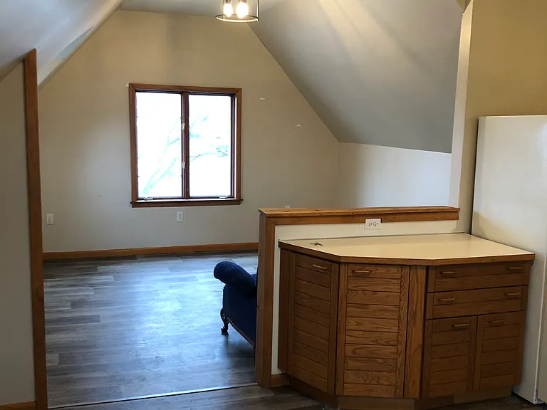 View from Kitchen to Living Area