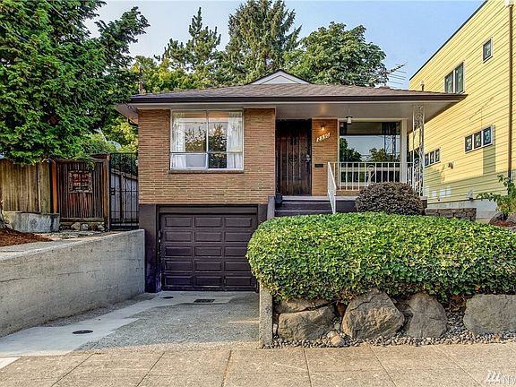 Front of house in the heart of Tangletown, blocks to Green Lake.