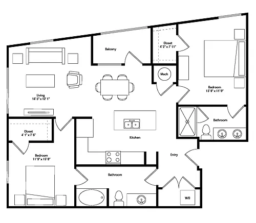 Floor plan Prism